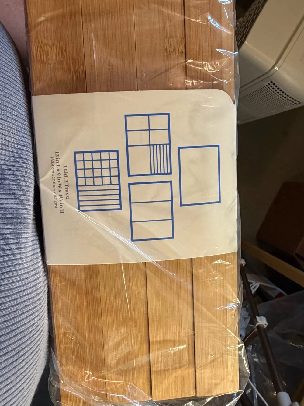 Brightroom Stackable Bamboo Accessory Organizer Set - Natural